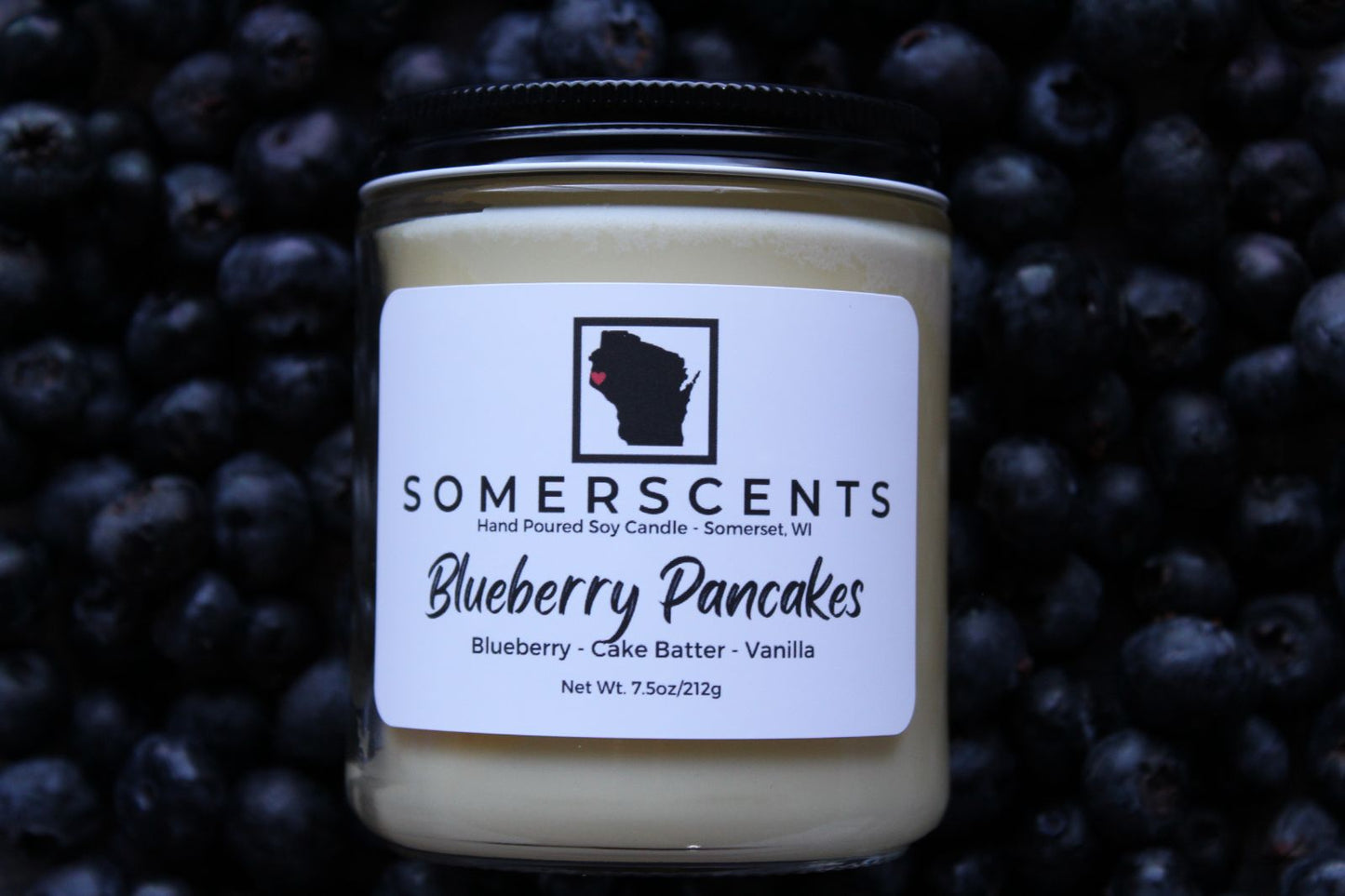 Blueberry Pancakes Single Wick Candle