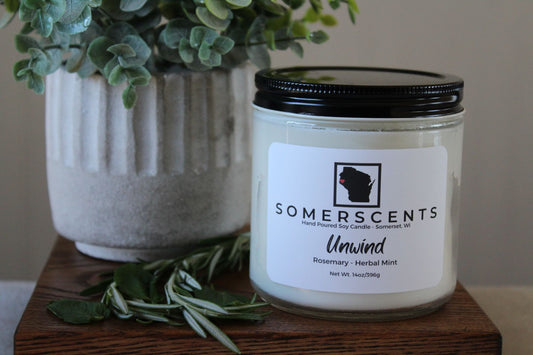 Unwind Double Wick Candle