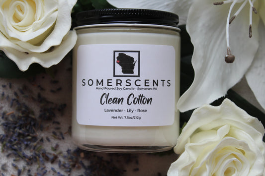 Clean Cotton Single Wick Candle