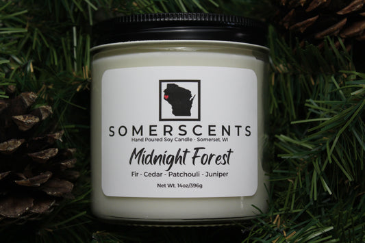 Midnight Forest Double Wick Candle