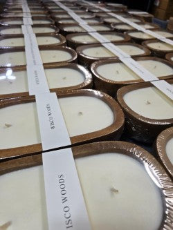 3 Wick Dough Bowl Candle