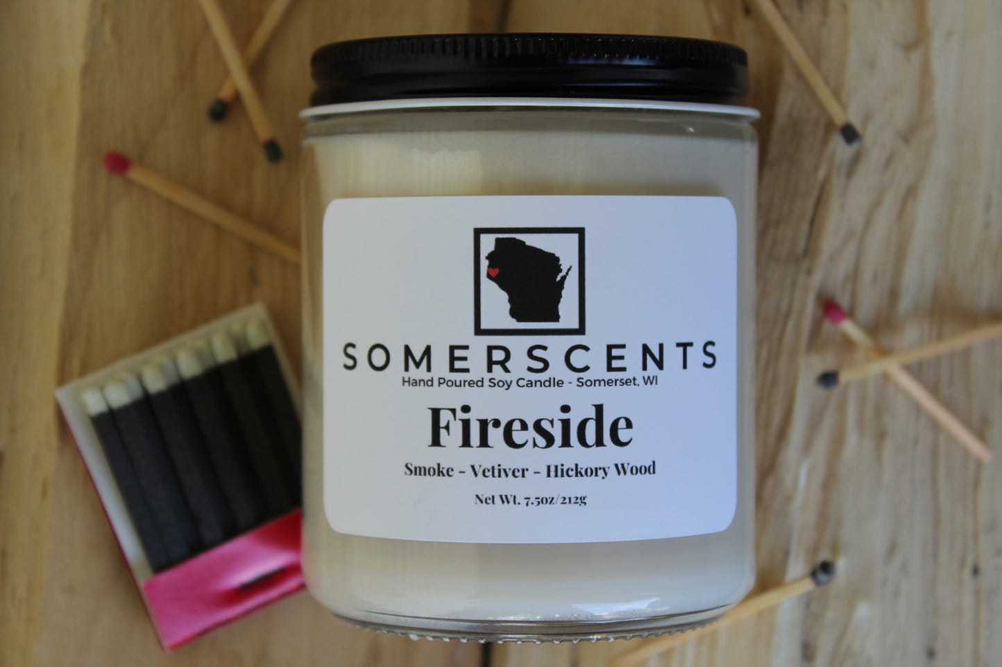 Fireside Single Wick Candle