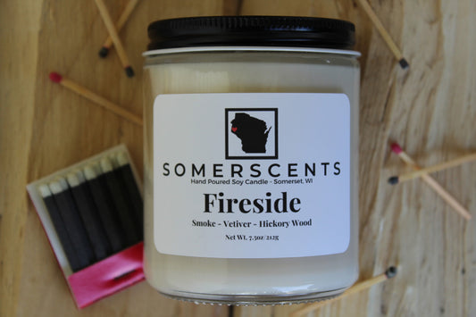 Fireside Single Wick Candle