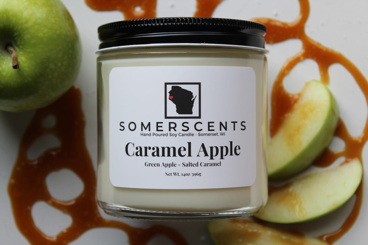 Caramel Apple Double Wick Candle
