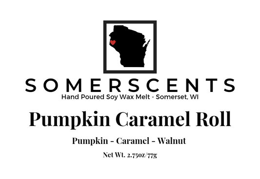 Pumpkin Caramel Roll Wax Melt