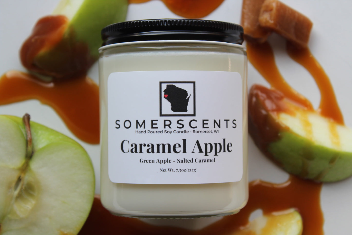 Caramel Apple Single Wick Candle