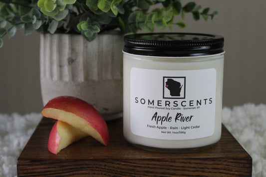 Apple River Double Wick Candle