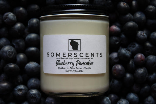 Blueberry Pancakes Single Wick Candle