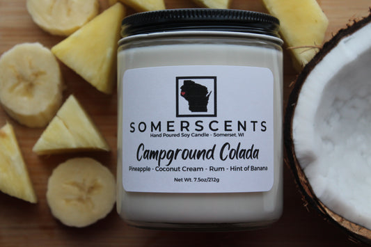 Campground Colada Single Wick Candle