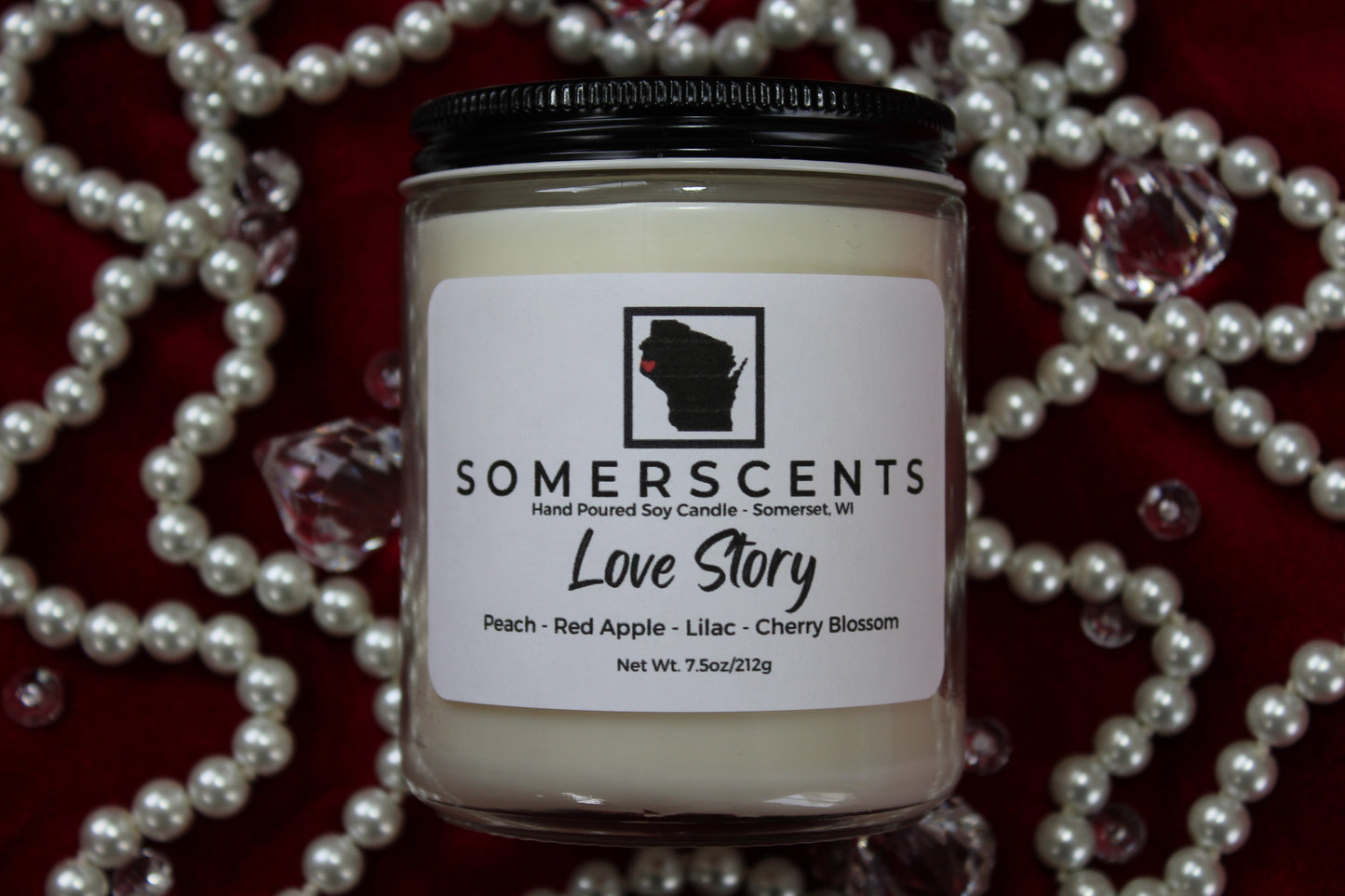 Love Story Single Wick Candle