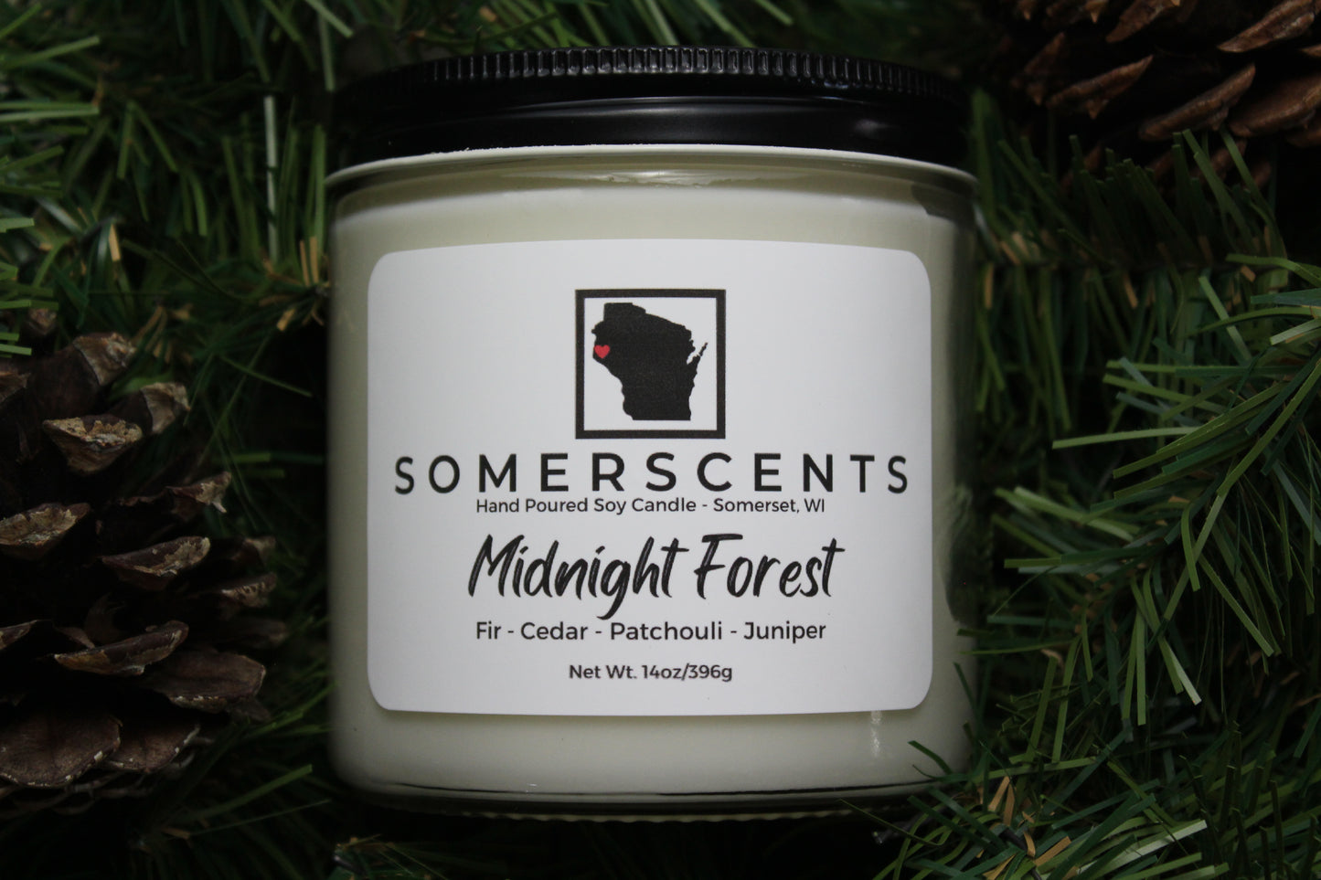 Midnight Forest Double Wick Candle