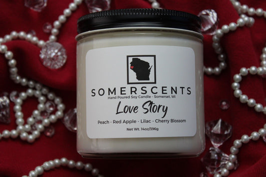 Love Story Double Wick Candle